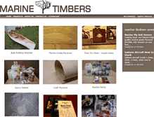 Tablet Screenshot of marinetimbers.com.au